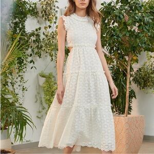 Cami NYC Dulce Ruffle Lace Dress